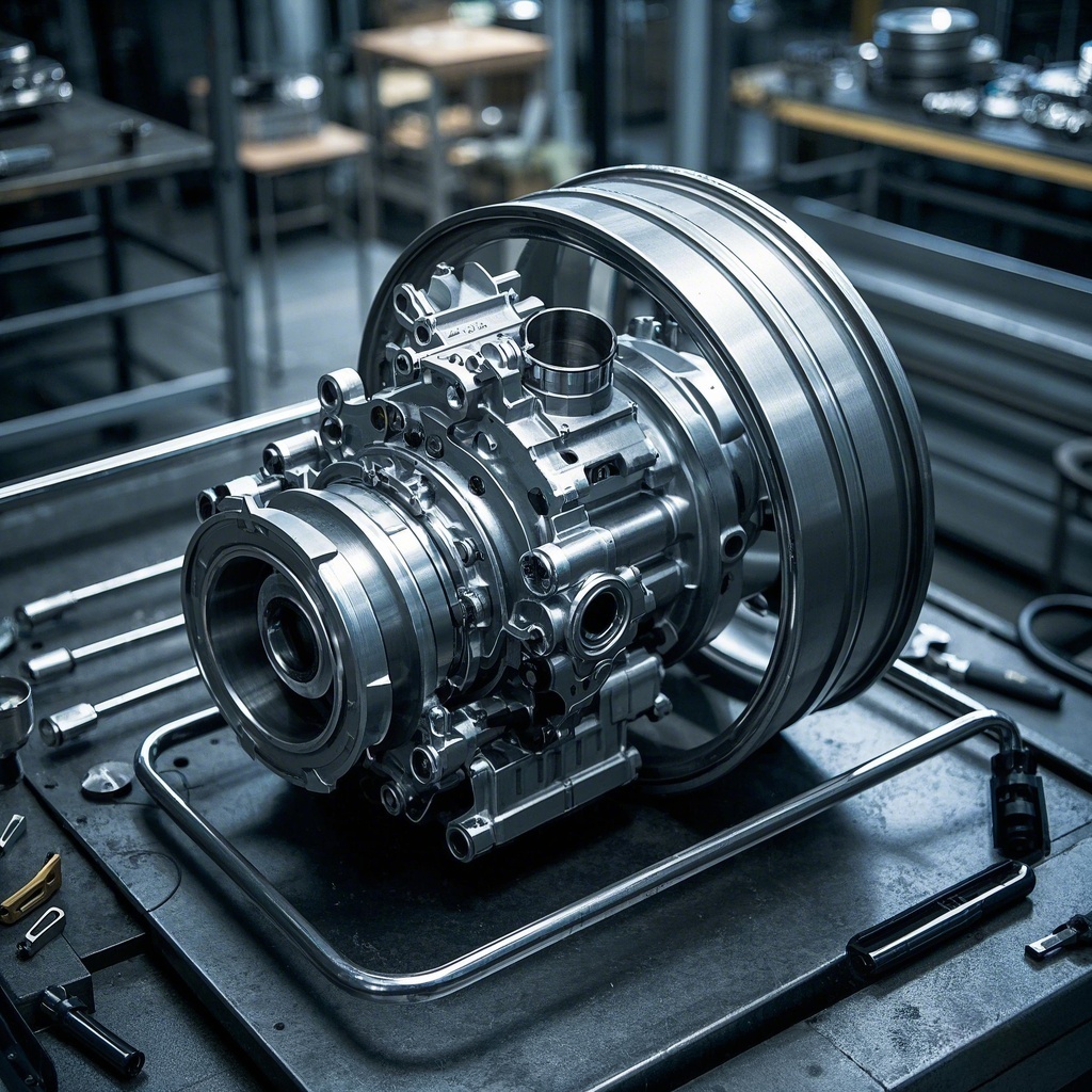 CNC high precision machining of automotive part