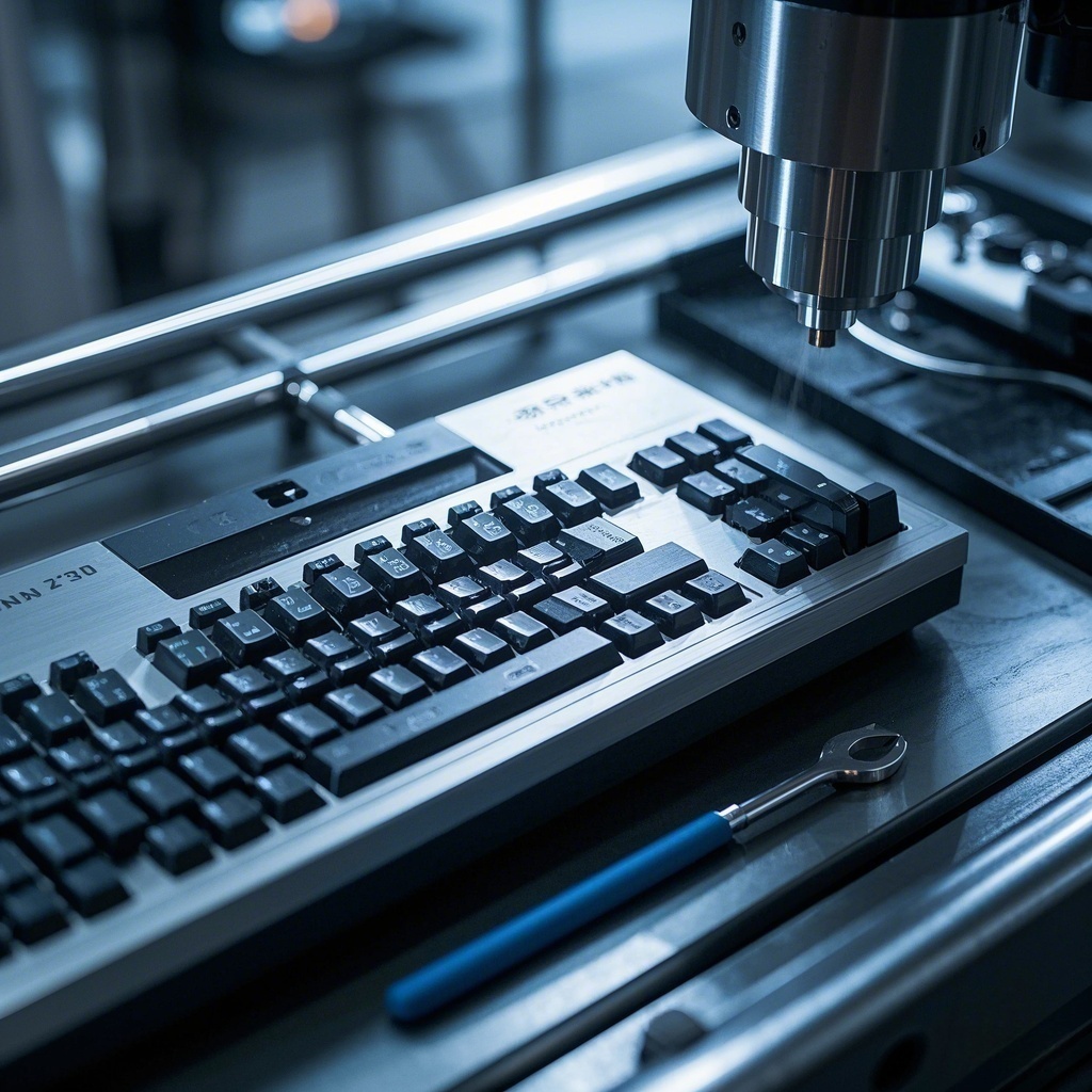 CNC machining metal keyboard