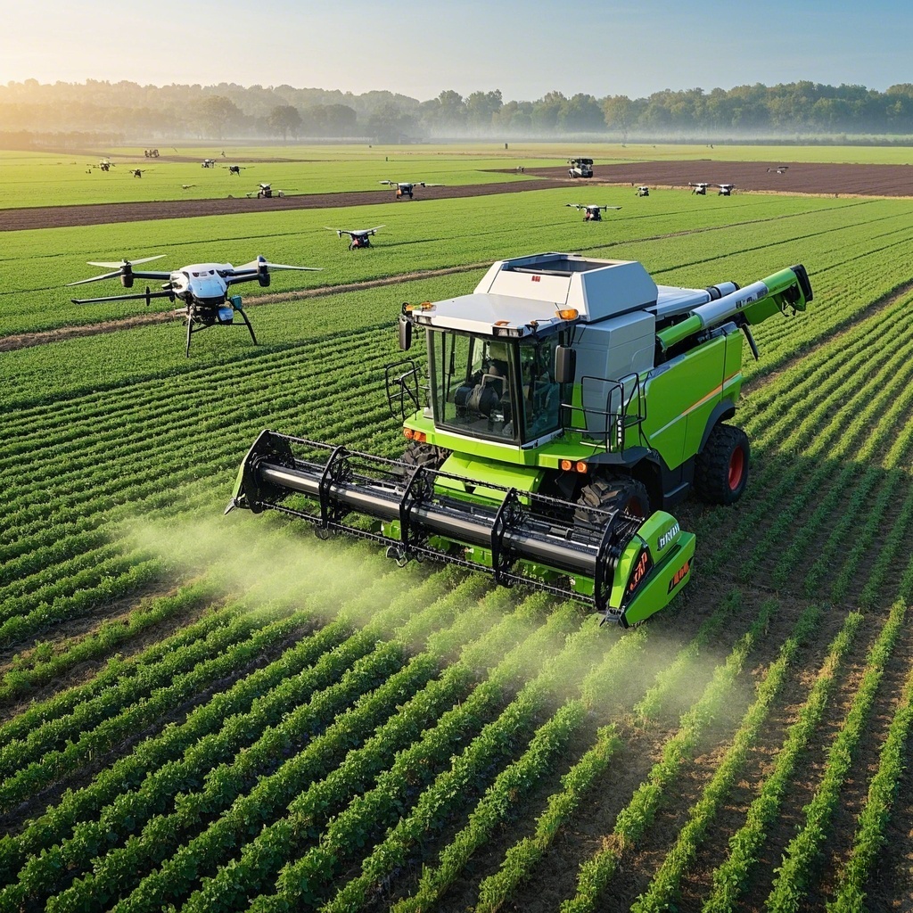 Self-driving harvester