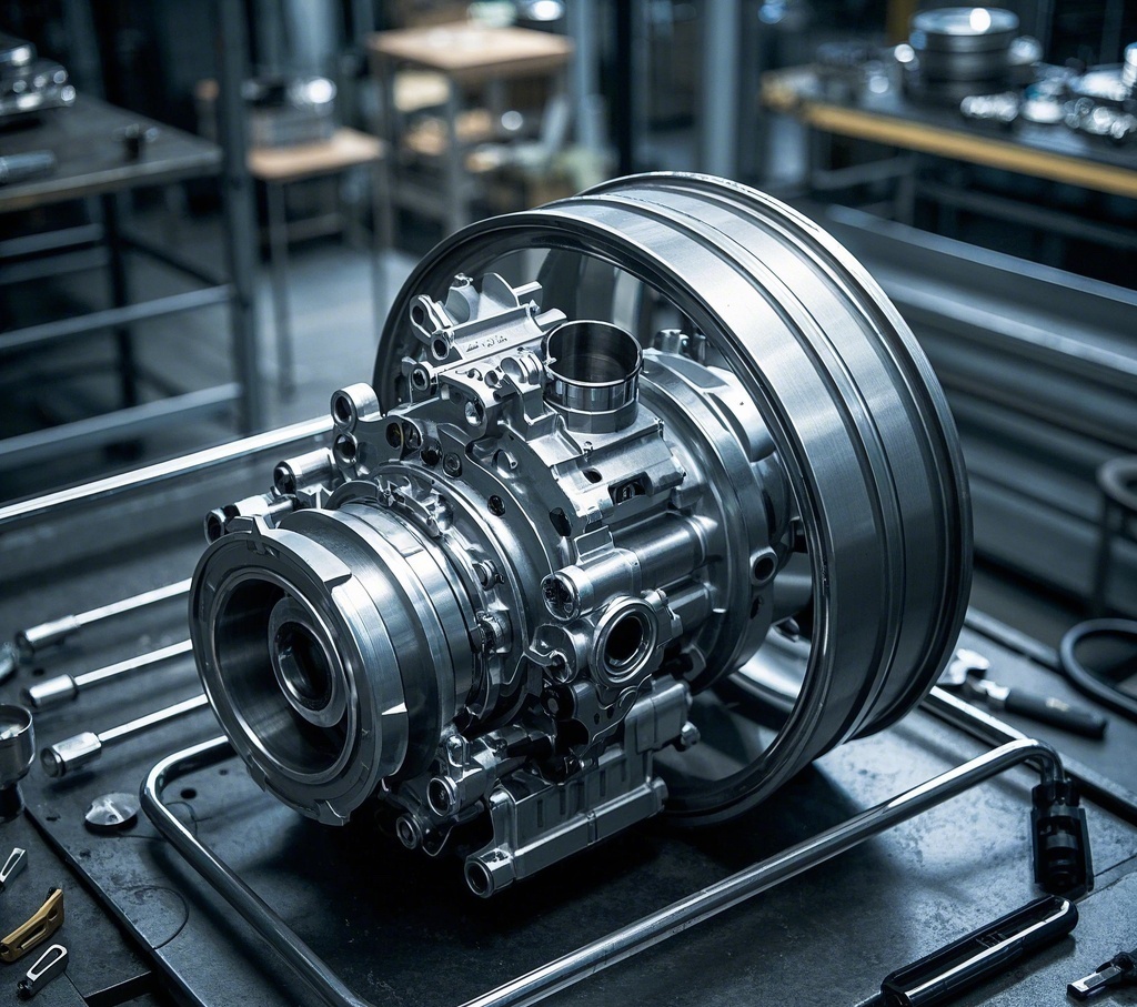 CNC high precision machining of automotive part