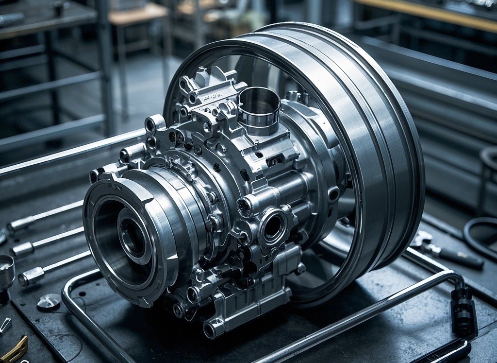 CNC high precision machining of automotive part