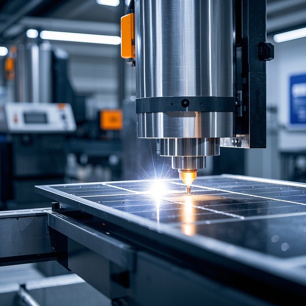 CNC machining solar panels