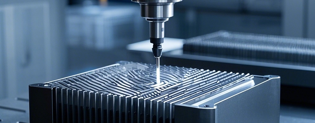 Copper-aluminum composite brazing surface processing heat sink